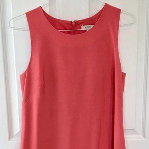 J. Crew Women's Shift Dress Size 8 Coral Pink